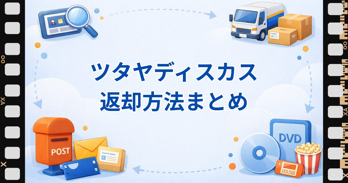 ツタヤディスカス返却方法まとめ