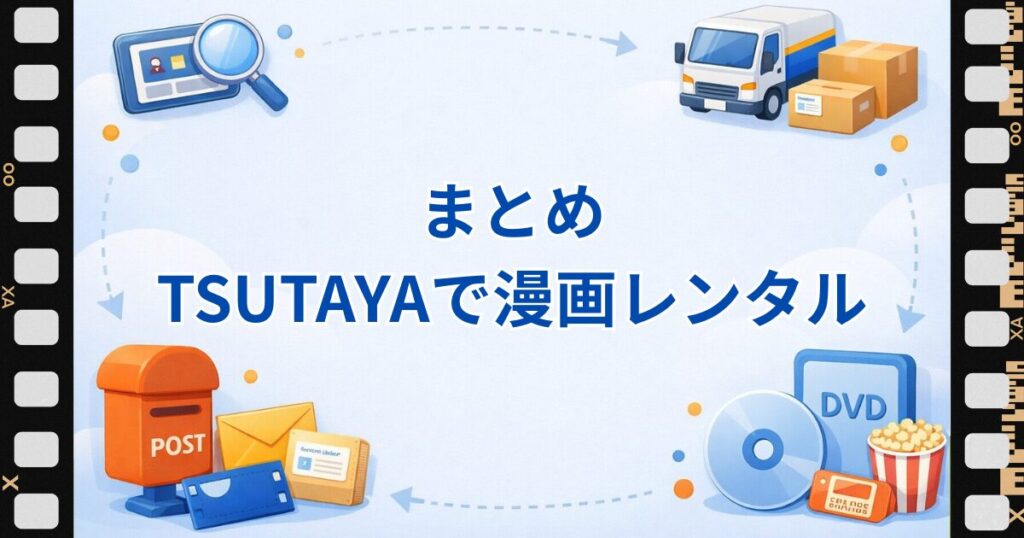 ツタヤディスカスコミックレンタルのまとめ