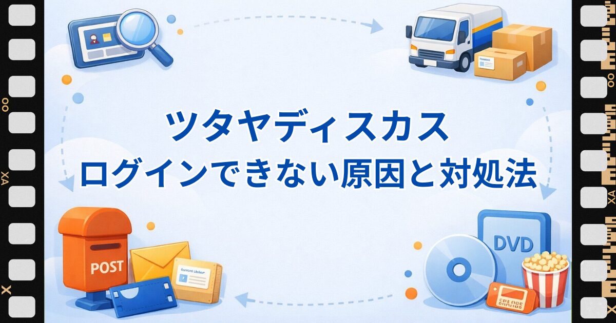 ツタヤディスカス　ログイン