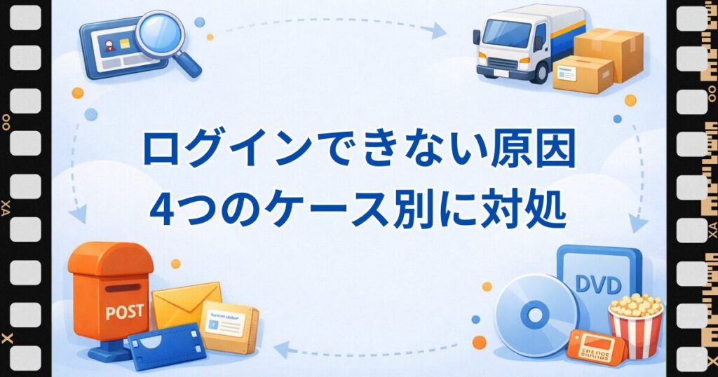 ツタヤディスカスログインできない