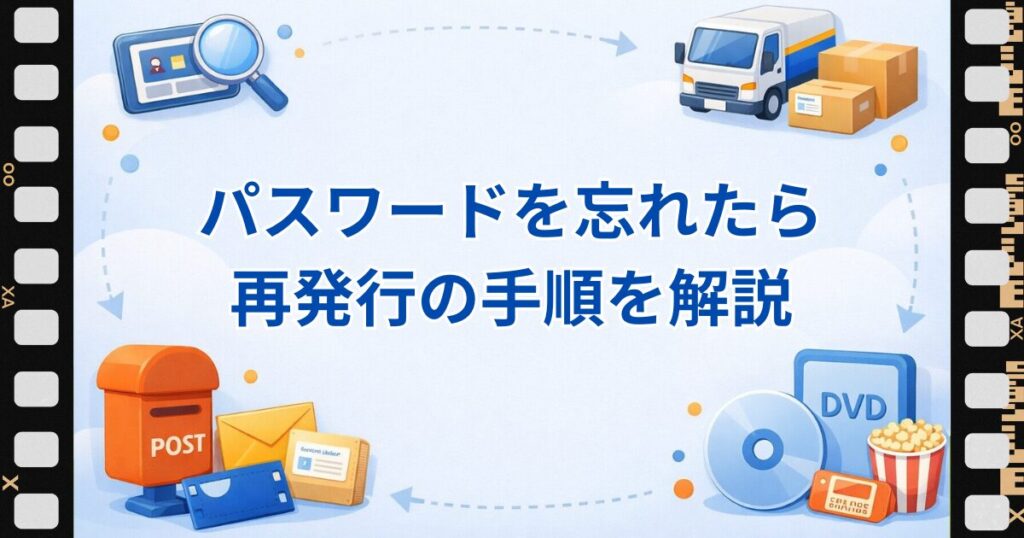 ツタヤディスカスログインパスワードを忘れたら